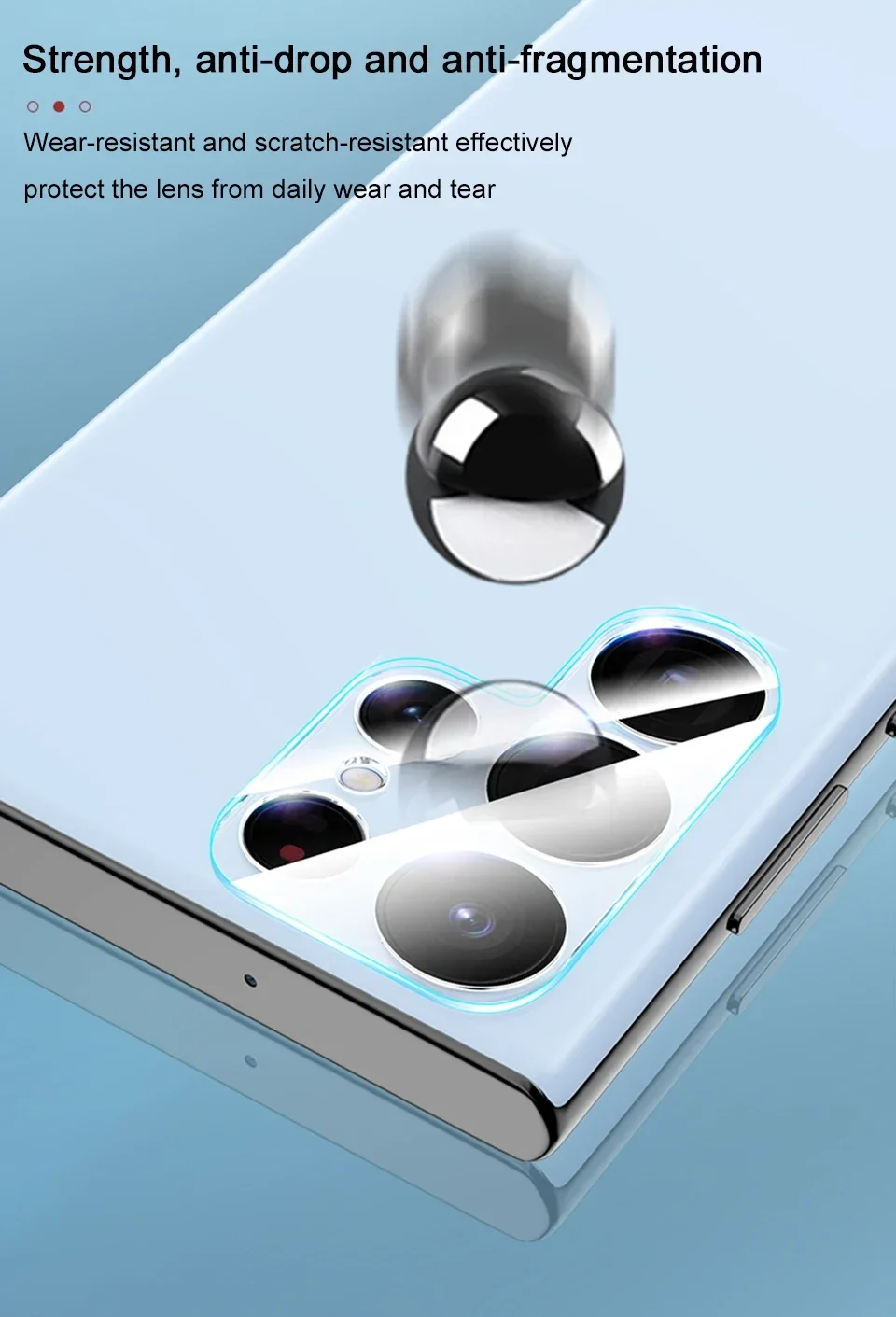 5Pcs Camera Lens Protector Glass For Samsung S24 S23 S22 Ultra Plus S23 FE A55 A35 A15 A14 A34 5G Lens Protective Glass Film_voghion.com