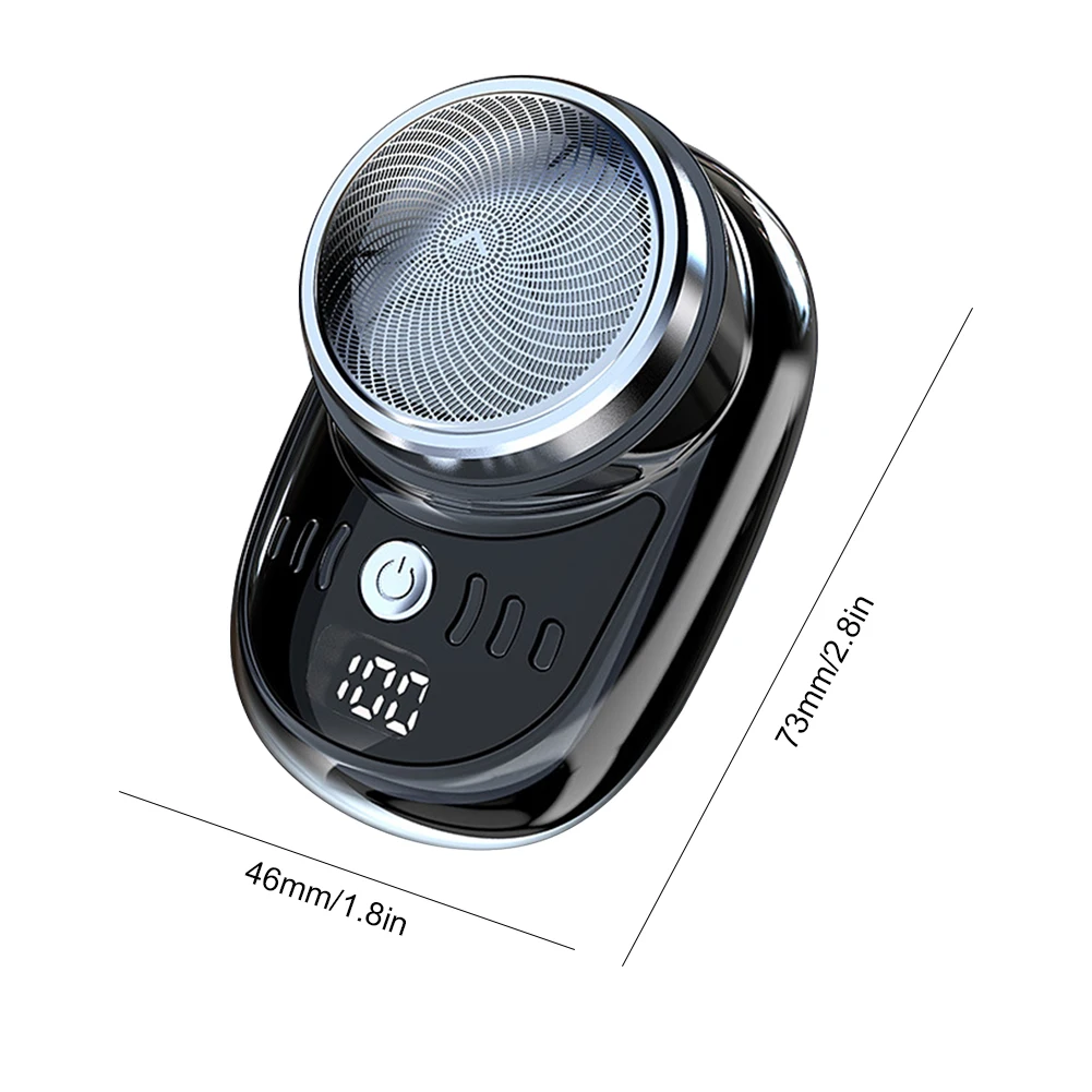 Mini Electric Travel Shaver For Men Pocket Size USB Charging Portable Painless Cordless Trimmer Knive Face Beard Razor