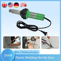 1600W AC 220V 50Hz Plastic Integrated Welders Hot Air Welding Torch Gun Heating Core Set + Nozzle Temperature Regulating Machine 1