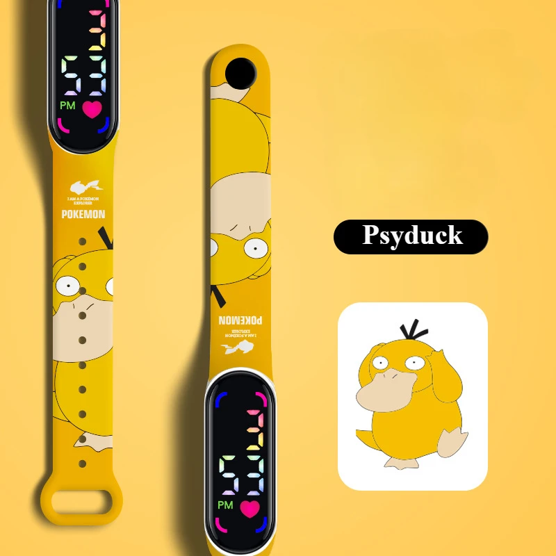 LED Touch Control Waterproof Kids Sport Watch with Silicone Strap