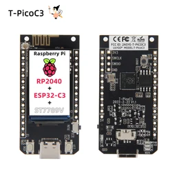 LILYGO® T-PicoC3 ESP32-C3 RP2040 Dual Chip Development Board 1.14Inch ST7789V LCD Display Screen Wireless WIFI Bluetooth Module