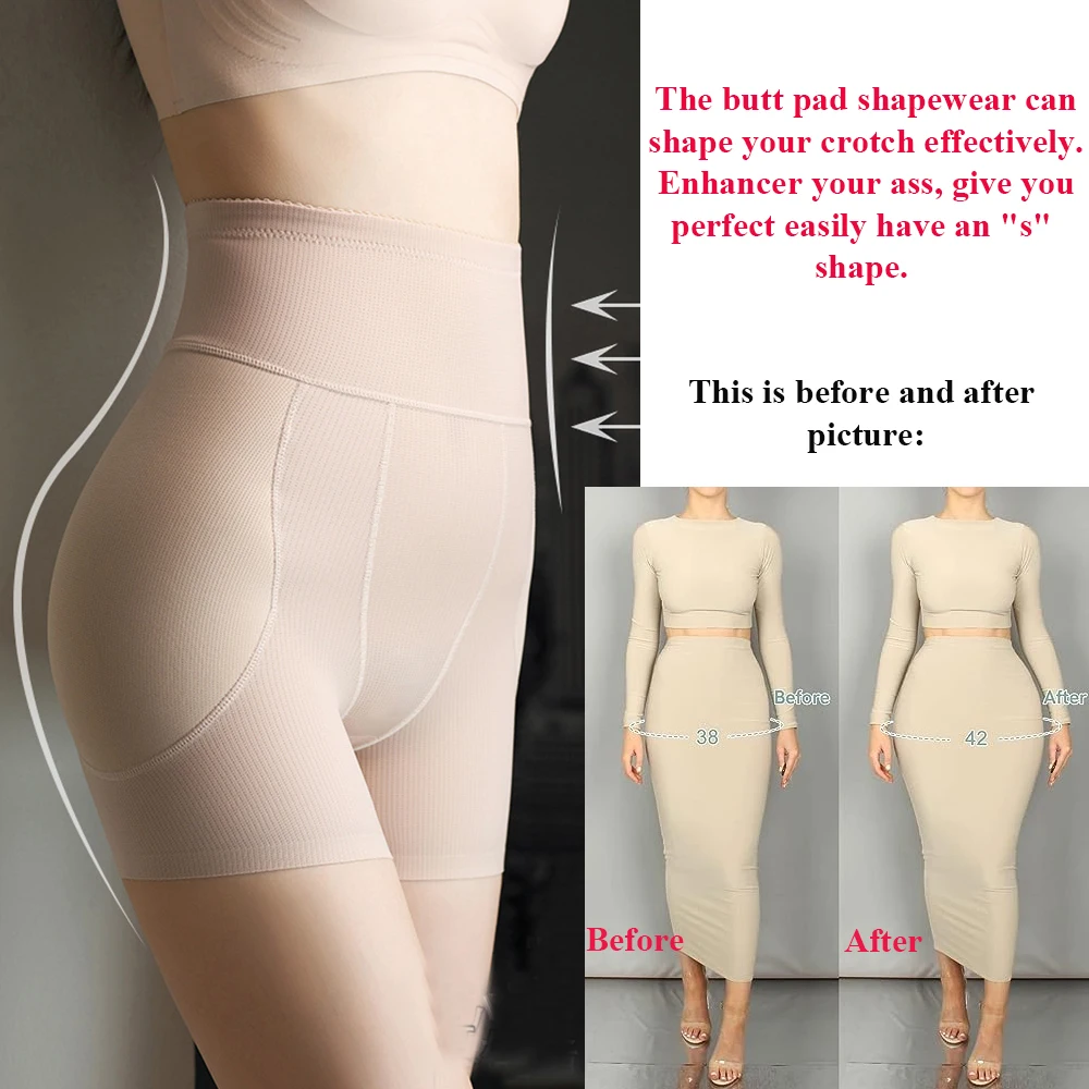 Shapewear Hip&butt Enhancer Underwear High Waist Body Shaper Tummy Control Butt Lifter Panties Women Buttocks Hip Pad Panties - Image 2