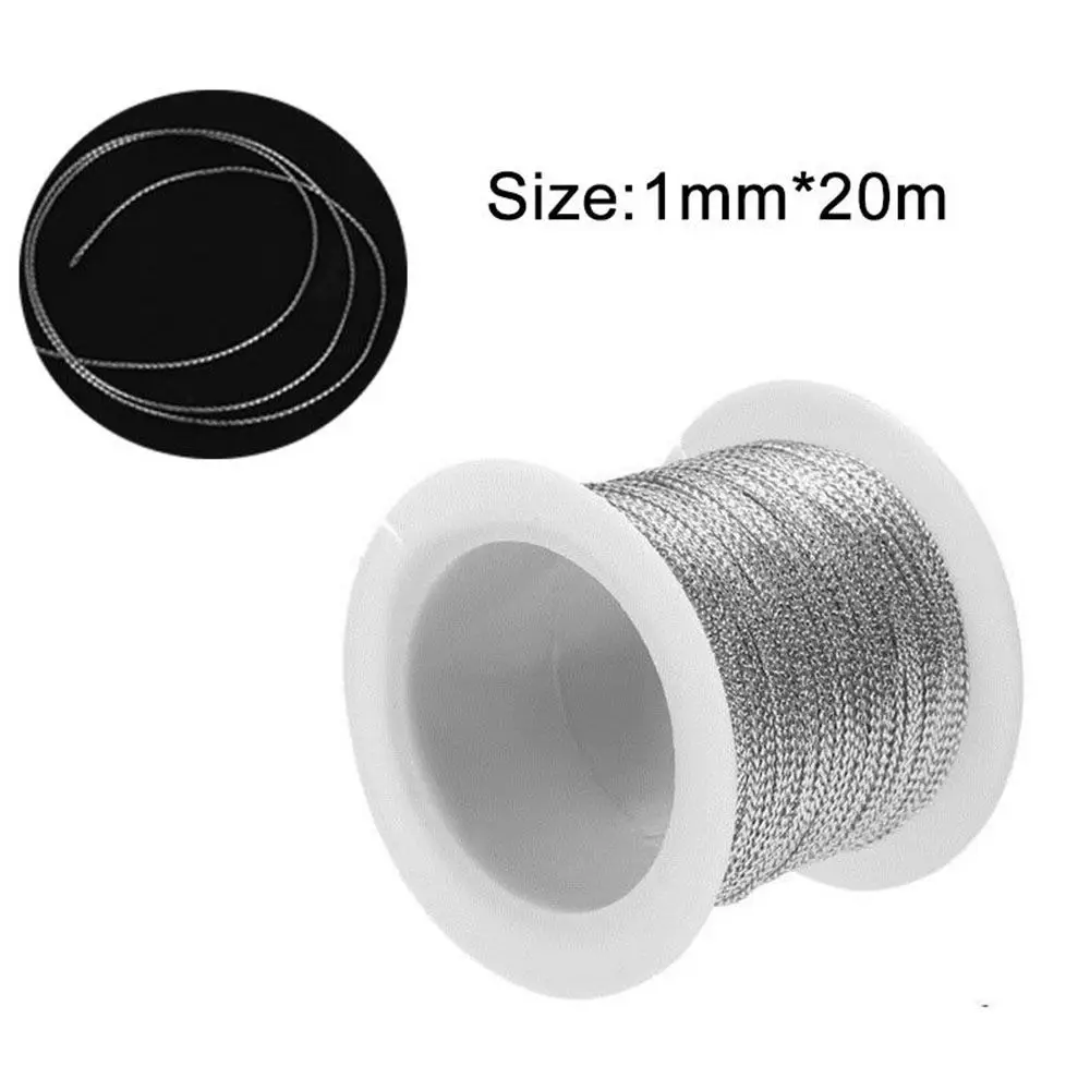 1mm Necklace Bracelet Making Cord 20 Meters Polyester Fiber Cord for DIY Rope
