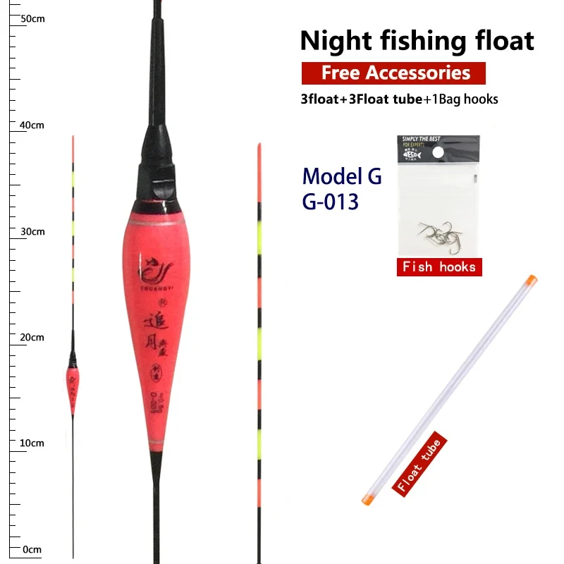 1PC-Luminous-Float-1-BuoyTubes-1-Bag-Hooks-Night-Nano-Buoy-Electric ...