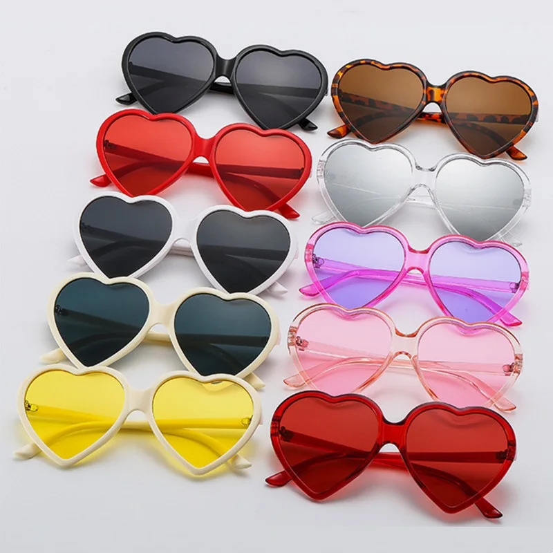 Oversized Heart Shaped Sunglasses Women Big Giant Sun Glasses For Woman  Party Shades Sexy Fashion Pink White Female Sunshade - AliExpress
