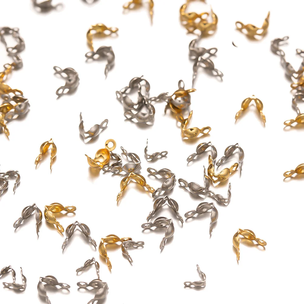 7x14 Tappo Terminale Per Cordone In Argento, Tappo A Nappa - Foto 9