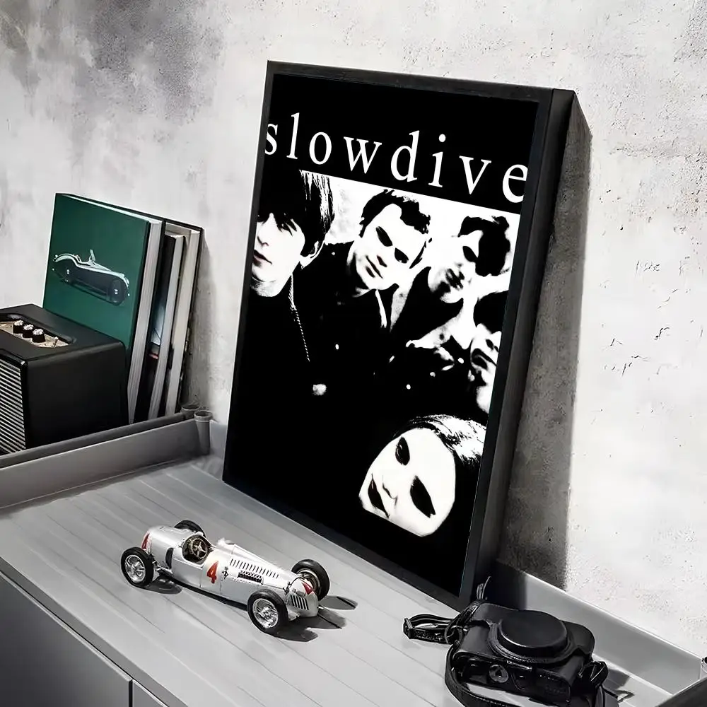S-Slowdive Band-Poster-Aufkleber, HD, wasserfest, Gemälde, Wandkunst für Schlafzimmer, Wohnzimmer, Heimdekoration, Dekoration, Geschenk – Detail 9