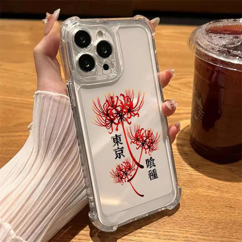 2 Confezioni] Custodia per iPhone 11 Cover,Anime Tokyo Ghoul Manga Silicone TPU Morbida Antiurto Protezione Case Compatibile con iPhone 11,A3