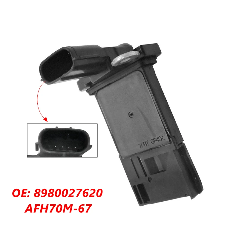 

AFH70M-67 8980027620 Mass Air Flow Sensor Meter MAF For 6.6L GMC Chevrolet Silverado Express 2500 3500