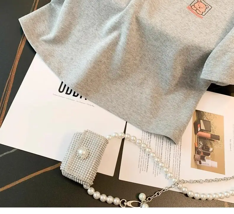 4-14 Jahre Sommer Mädchen Kleidungsset Einfarbiges Lässiges T-Shirt+Kurze Hose 2-teiliges Set Kleinkind Mädchen Modisches Outfit – Detail 12