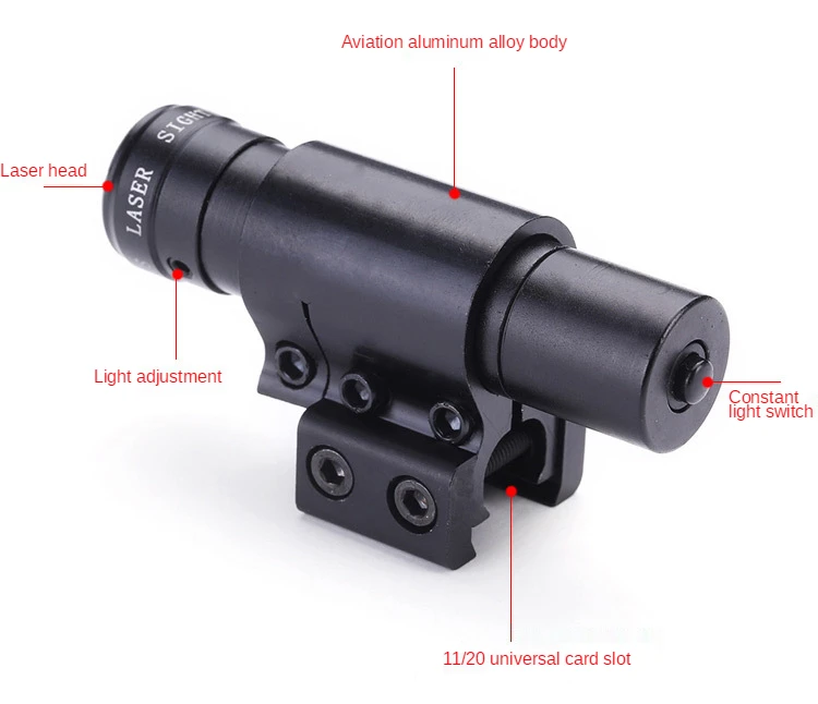 Red/Green Dot Sight With Battery Rechargeable Laser Sight For Airsoft Aiming Rifle 11/20mm Rail Tactical Training Laser Hunting red dot sight,laser sight