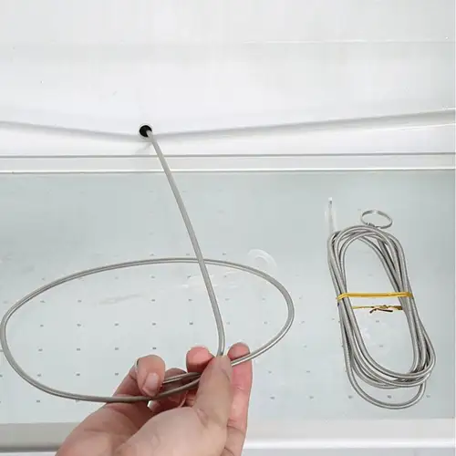 Refrigerator Drain Dredge Cleaning Set Long Flexible Refrigerator Scrub Brush Water Dredging Water Tube Cleaning Tool Coil Brush - Image 3