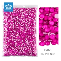 Blinginbox Big Package Hot Pink Neon SS3-SS30 Bulk Wholesale Flat Back Crystals For DIY Wedding Decorations Glitter Glass Stones 1