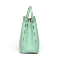 Sacs à la mode pour femmes, sacs de luxe, créations de designers, cuir de crocodile, noir/rose/marron/bleu/violet/kaki/blanc, sacs à main pour femmes. 6