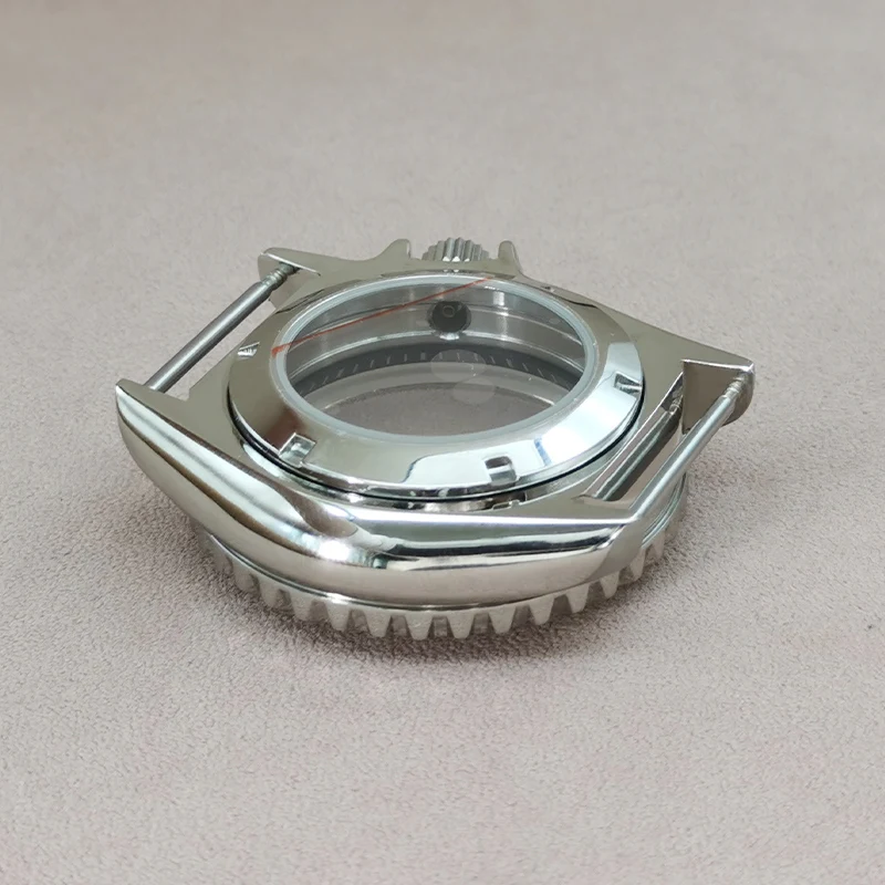 Mod Seiko SKX007 Watch Cases Double Deck Sapphire Glass Fits NH35 NH36 4R 7S26 Movement Stylish Bezel Men's Dive Watch Case Part