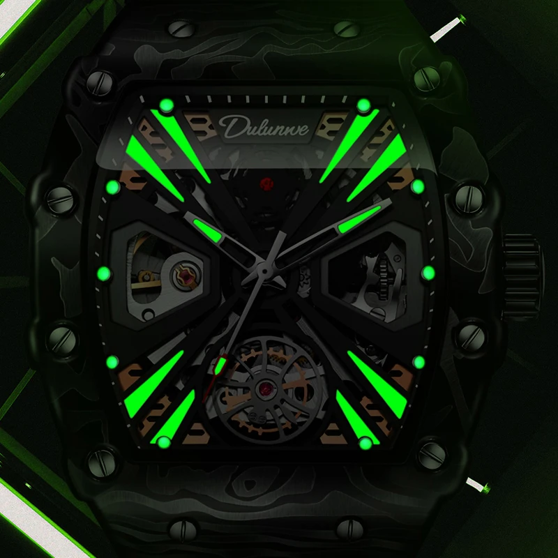 Top Luxus Automatische Männer Wasserdicht Leuchtende Uhr Sport es Herren Mechanische Handgelenk_voghion.com