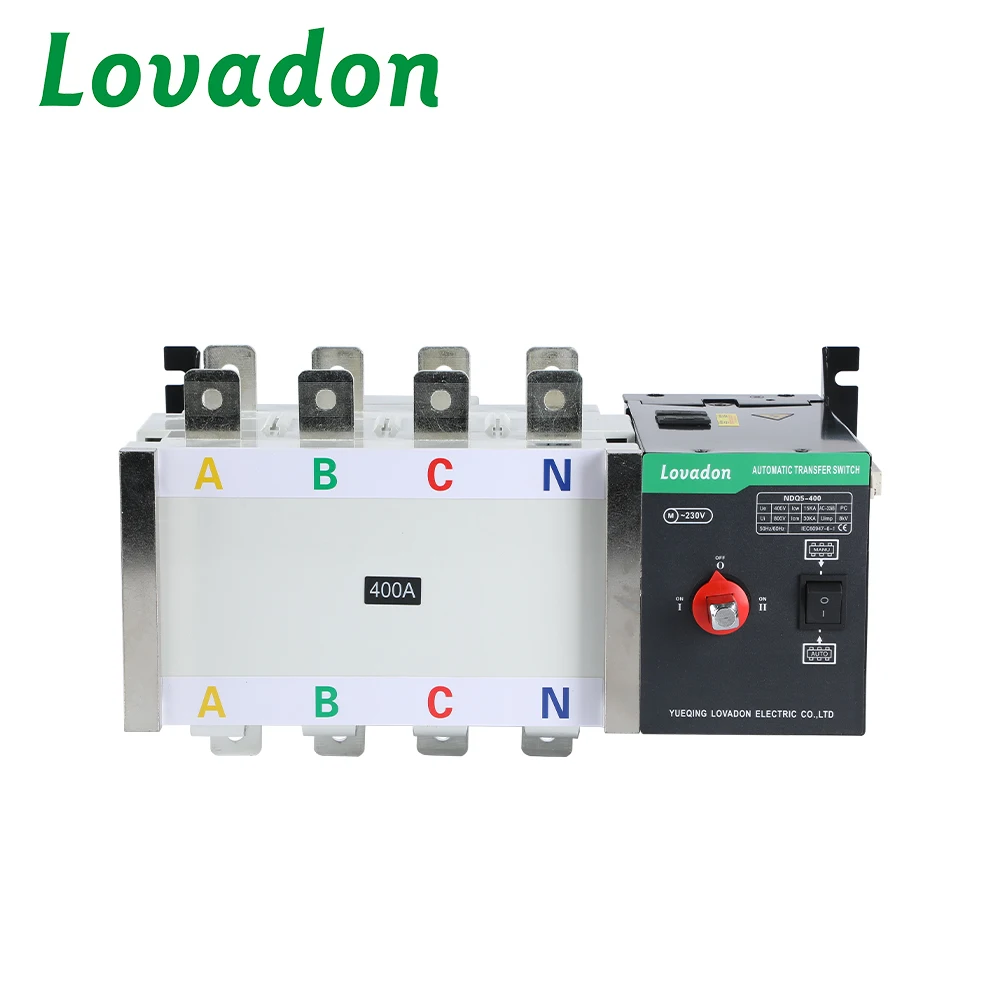 220v Ats Ac 25amp 400amp 600amp 100a 4 Pole Automatic Transfer ...