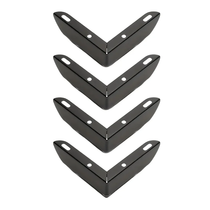 Set of 4 Stylish Metal Furniture Support Legs – Three-Pronged Design