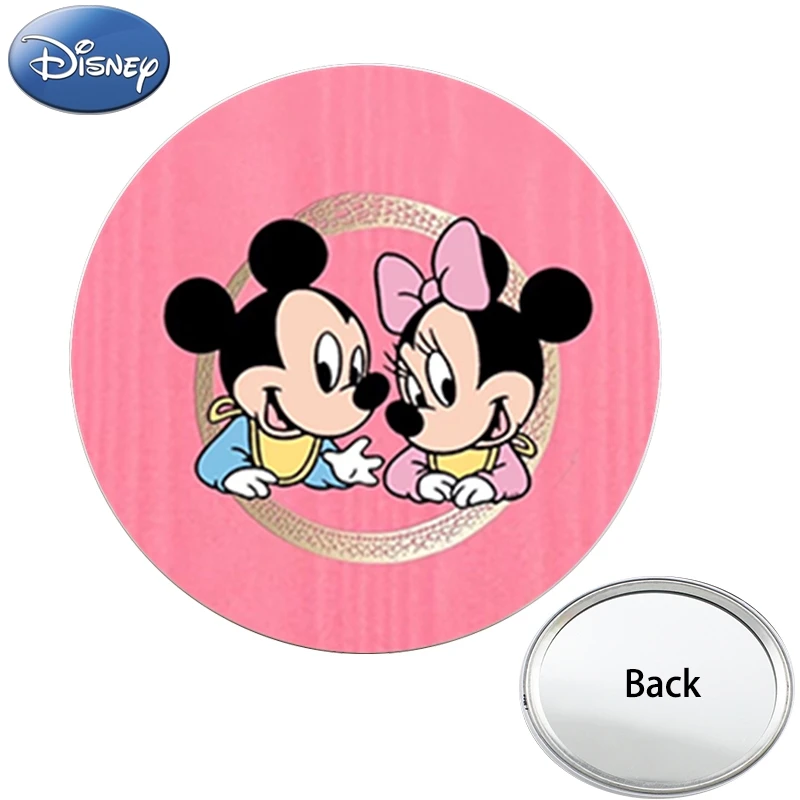 

Disney Kawaii Mickey Minnie Mouse Single-Sided Flat Pocket Mirror Compact Portable Makeup Travel Purse Mirrors for Kids DSY186