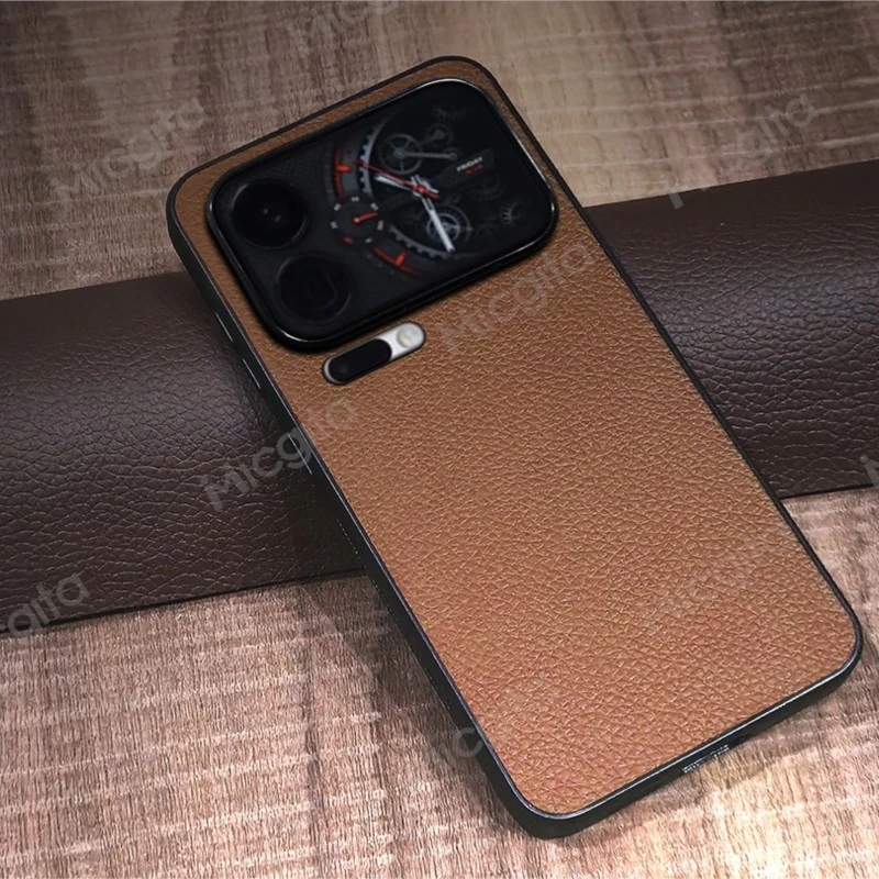Leather Business Case - Durable Silicone Cover
