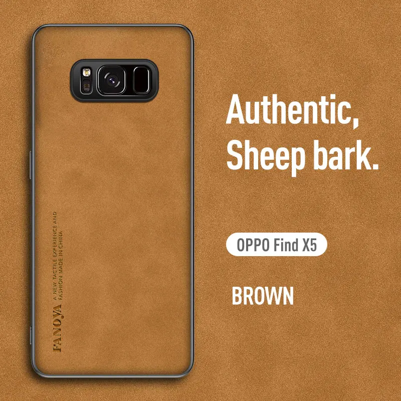 Vintage Leather-Texture Shockproof Matte Silicone Case Cover