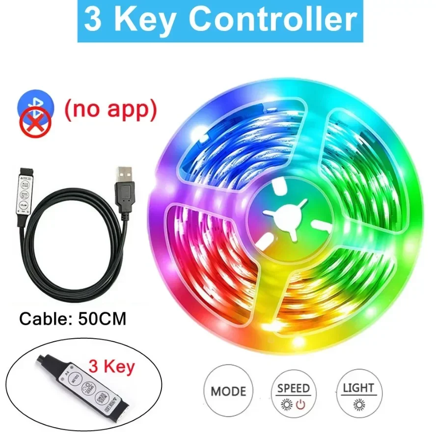 ตัวเลือกสินค้า LED Strip ยืดหยุ่น ควบคุมสีได้ผ่านแอปพลิเคชัน