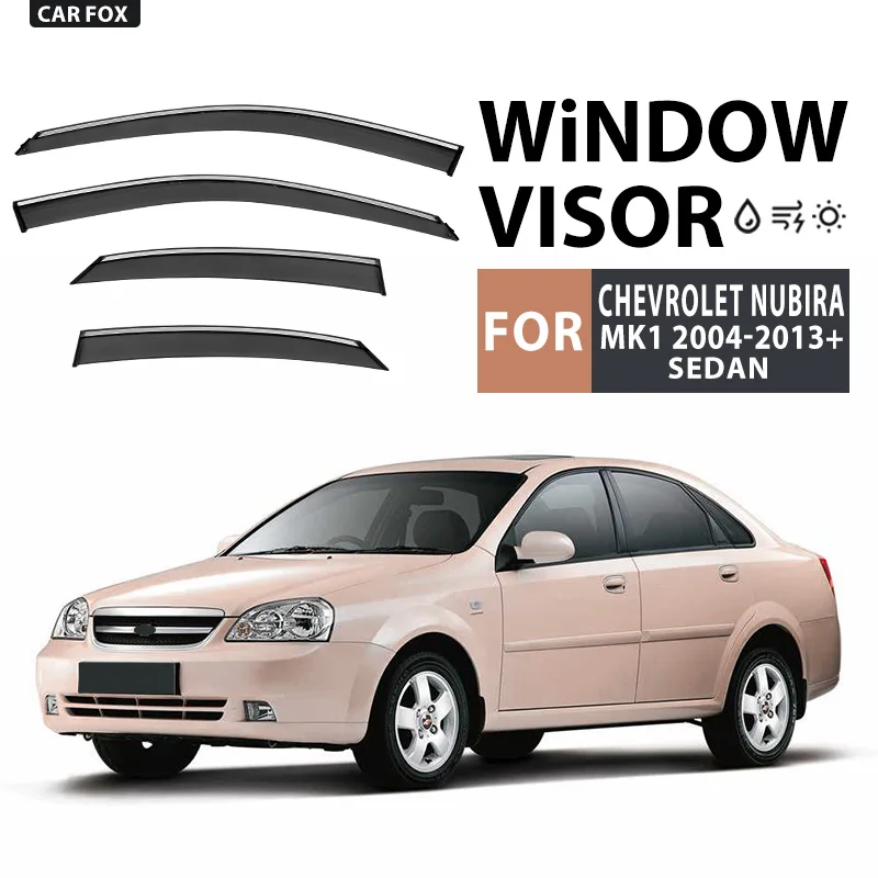 

For Chevrolet Nubira 2004-2013+ Plastic Window Visor Vent Shades Sun Rain Deflector Guard For Chevrolet Nubira 2004-2013+