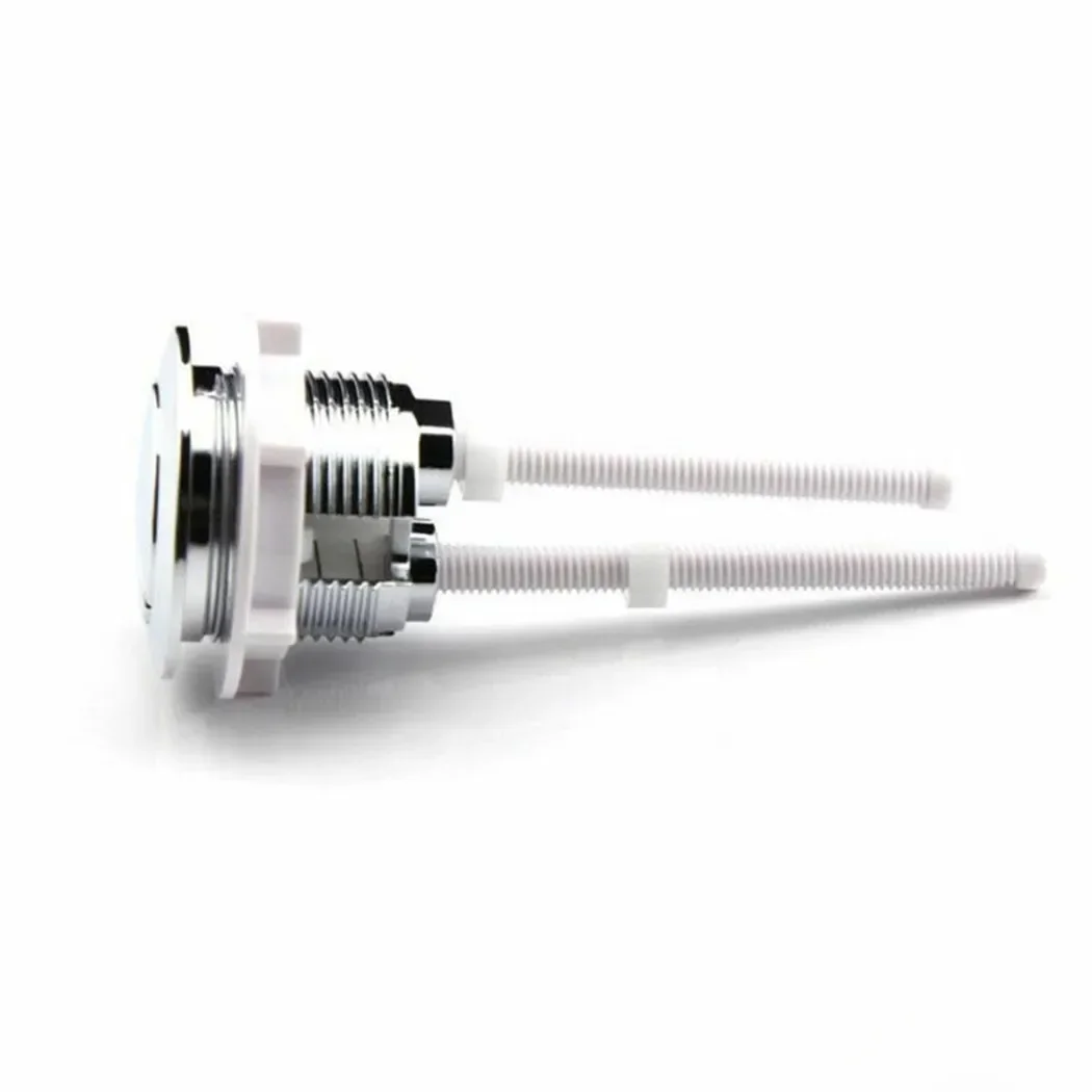 Dual Flush 38mm Toilet Water Tank Round Valve Rods Push Buttons Water Saving For Cistern Bathroom Toilet Accessory NEW