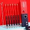 12pcs/box Double Ended Colored Wooden Pencils Pre-Sharpened 2B Red and Blue Pencils Checking Pencils for Checking Map Coloring 2