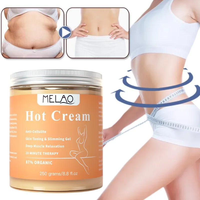 250g Fat Burning Cream for Belly,Cellulite Hot Cream for Men and Women Slimming Massage Hot Anti Cellulite Body