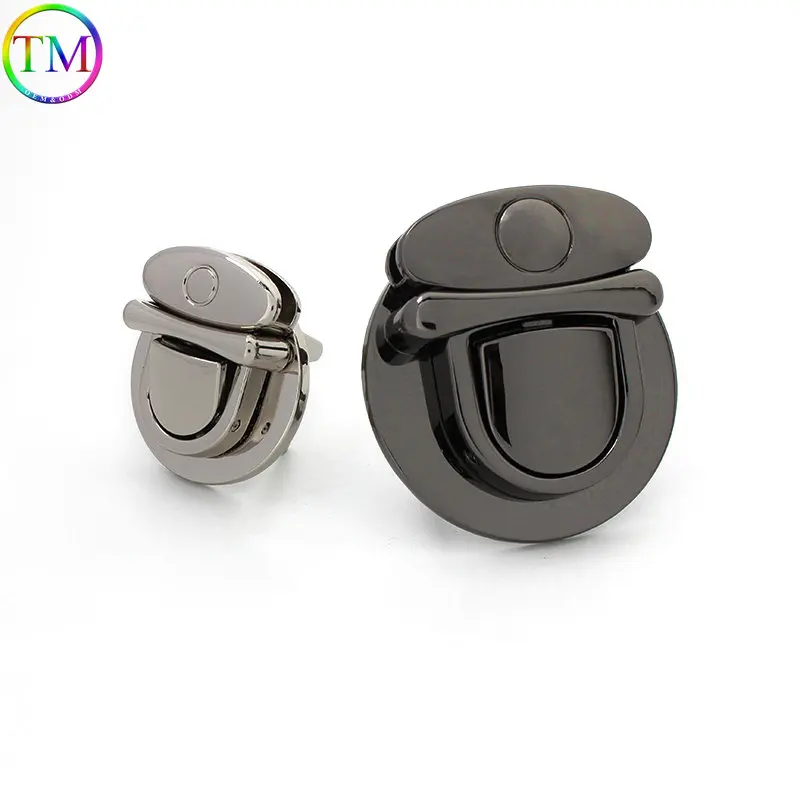 10 Pieces Metal Mortise Lock Clasp Turn Twist Locks Bag Purse Handbag Closure Snap Buckles Diy Handmade Hardware Accessories
