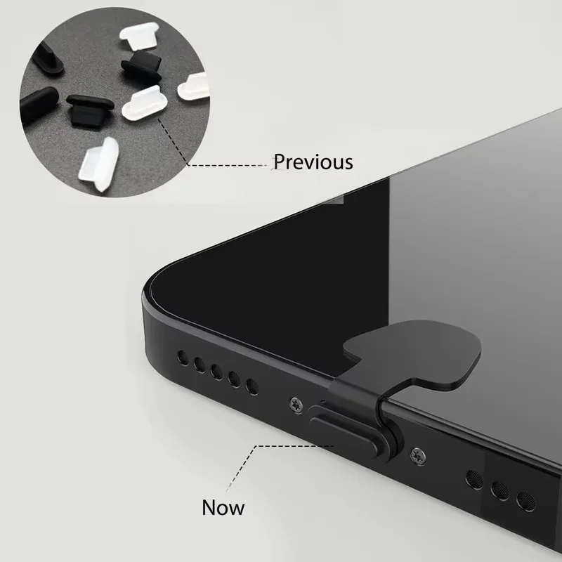 Universal Charging Port Anti-Dust Plugs - USB Type-C Protector Caps