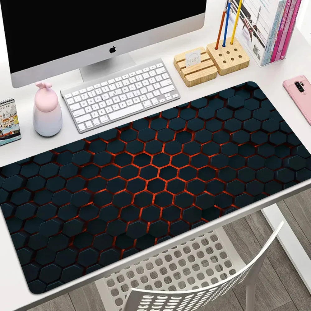 

Geometric Gamer Keyboard Pad Mouse Rug Gaming Accessories Desk Mat Pc Cabinet Mousepad Office Mats Xxl Large Mause Carpet Speed
