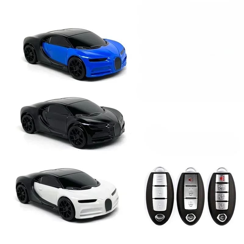 Auto-Form-Modell-Schlüsselanhänger-Hülle, geeignet für Nissan MURANO Qashqai Teana Juke Tuda Tiida Navara SYLPHY X-TRAIL Schlüsselabdeckung