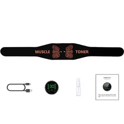 Advanced USB Rechargeable EMS Muscle Toner and Slimming Massager (1Belly Blet)