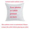 DIY Customized Throw Pillow Custom Cushion Cover Home Decorative Square Wedding Pets Baby Picture Print Pillowcase Gift 6
