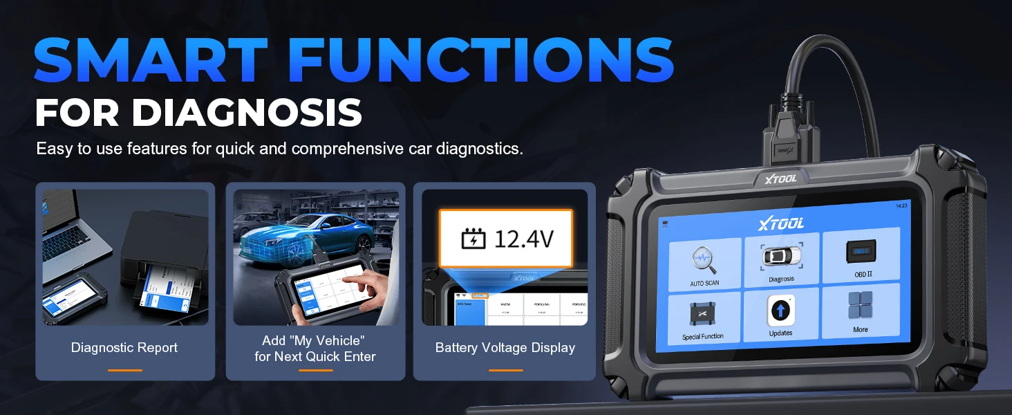 XTOOL D6 Allsystem-Scanner Vollständiges OBD2-Kfz-Diagnosegerät mit 15 Resets FCA CAN FD Auto VIN Live-Daten Lebenslange Kostenlose Updates – Detail 9