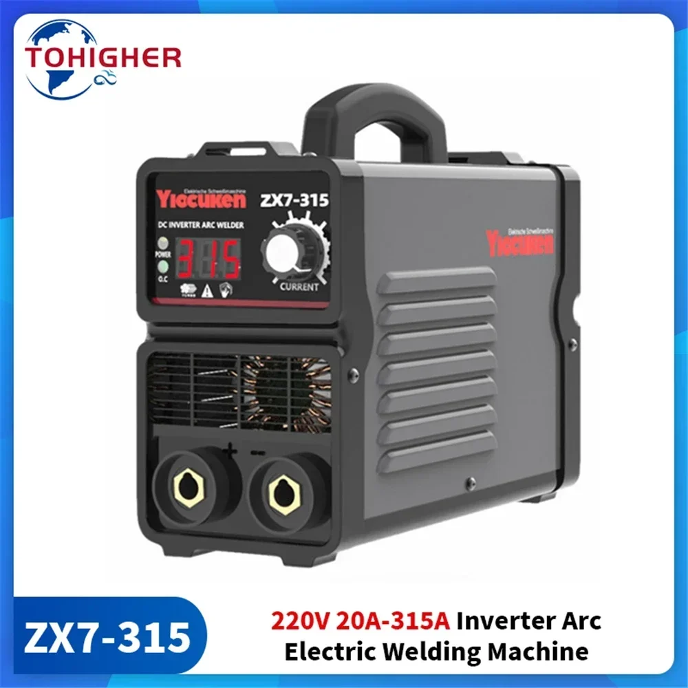 Portable 220V Arc Inverter Electric Welding Machine Industrial-Grade Household Small All-Copper IGBT Welder ZX7-315 20A-315A
