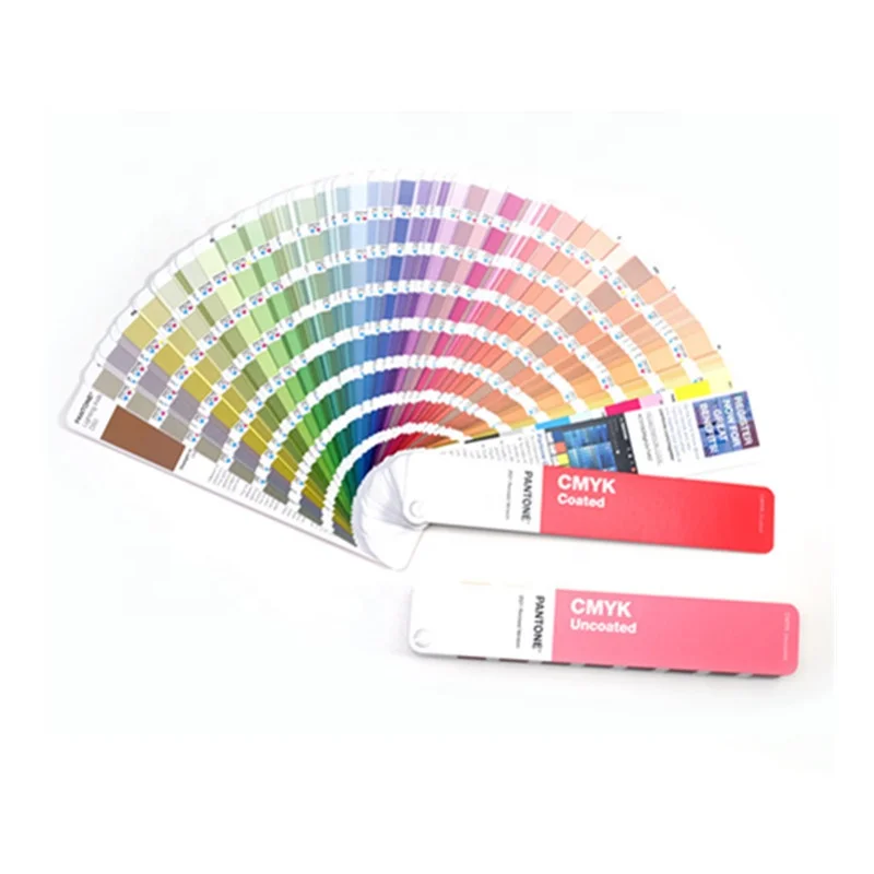 2 Books Pantone CMYK GP5101B Coated Uncoated Color Guidepantone cmyk