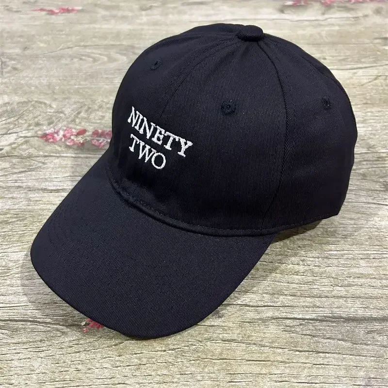 Freen Sarocha Same Hat Ninety-Two 92 Cotton Embroidered Duck Tongue Baseball Hat FB Letter Soft Top Sun for Men and Women