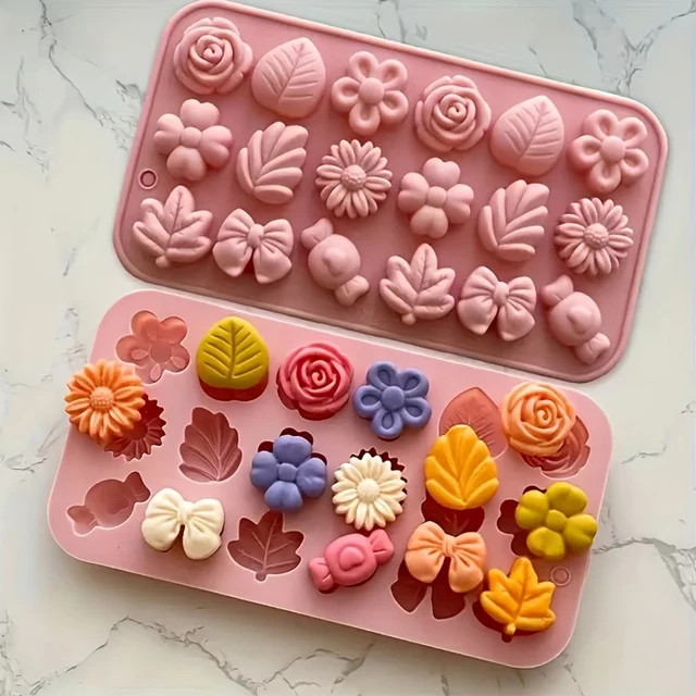 1PC Silicone Candle Molds, Vibrant Colorful Candle Making Tool for Wedding, Birthday Decorations, Jewelry Making, and Home Decor