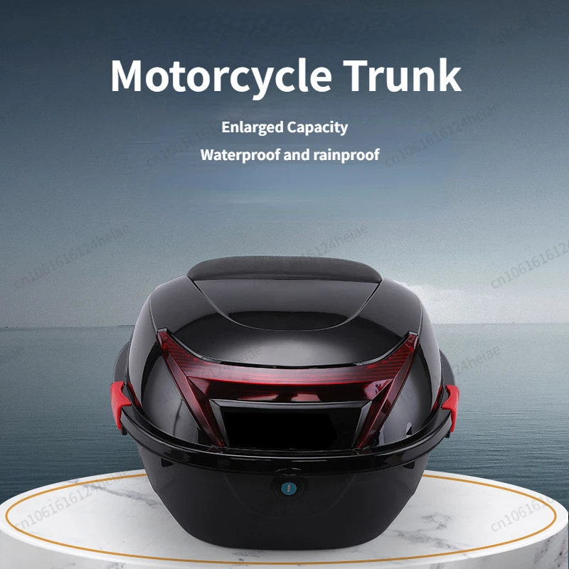 

Motorcycle Trunk Electric Car Trunk Enlarged Capacity Safety Thickened Battery Pedal Storage Box Universal Luggage Trunk