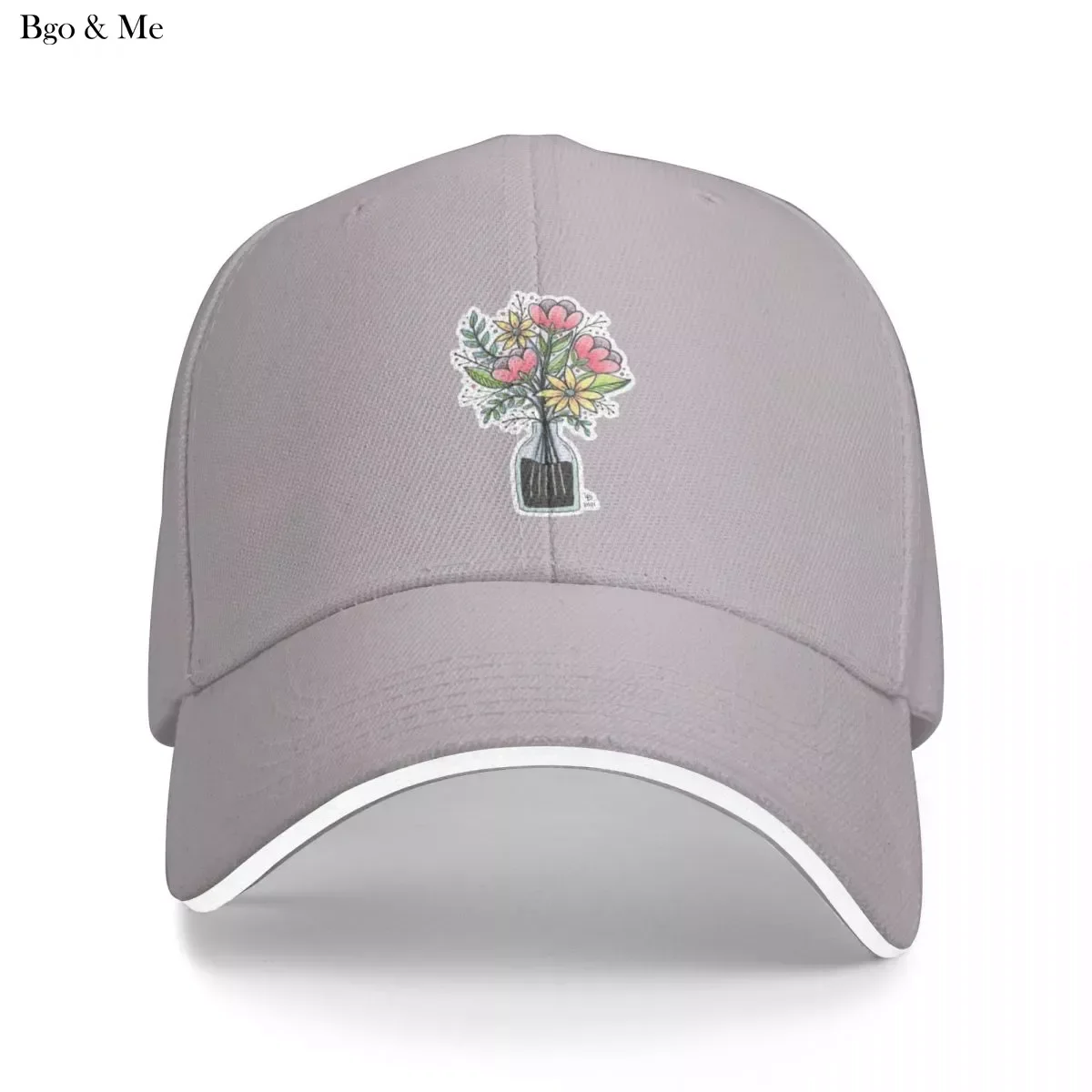

2023 New Flower Power Cap Baseball Cap Thermal Visor Male Cap Women's