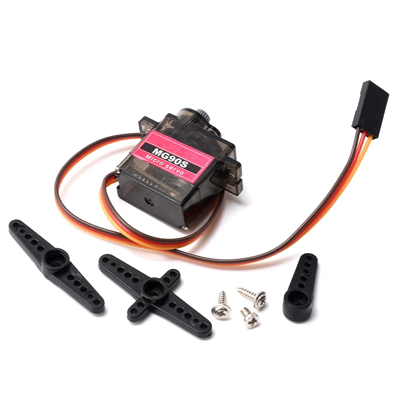 Pack of Metal Gear Servos - 180-360 Degree Range for Versatile Applications