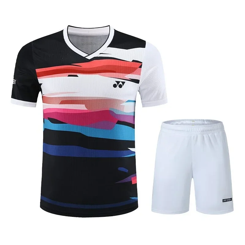 Yonex Badminton Wear Tennis Short Sleeve Quick-drying Breathable Sweat-wicking Competition Training Wear Top T-shirt badminton uniforms