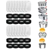 16 Sets Cat Water Fountain Filters for 108Oz/3.2L and 67Oz/2L Adjustable Water Flow Pet Water Fountain Cat Fountain Accessories 1