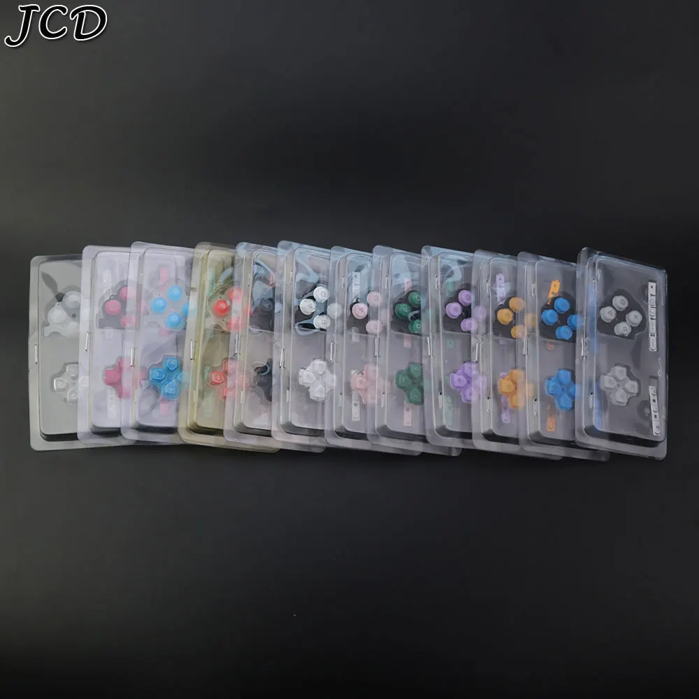 JCD 3 in 1 왼쪽 오른쪽 버튼 선택 시작 버튼 키 교체 전도성 버튼, PSP3000 게임 콘솔 수리 부품