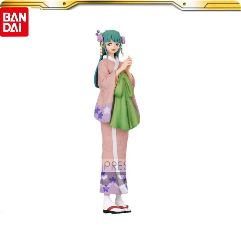 

Bandai One Piece Anime Figures Grand Line New World Kozuki Hiyori PVC Action Figure Statue Collection Model Decoration Toys