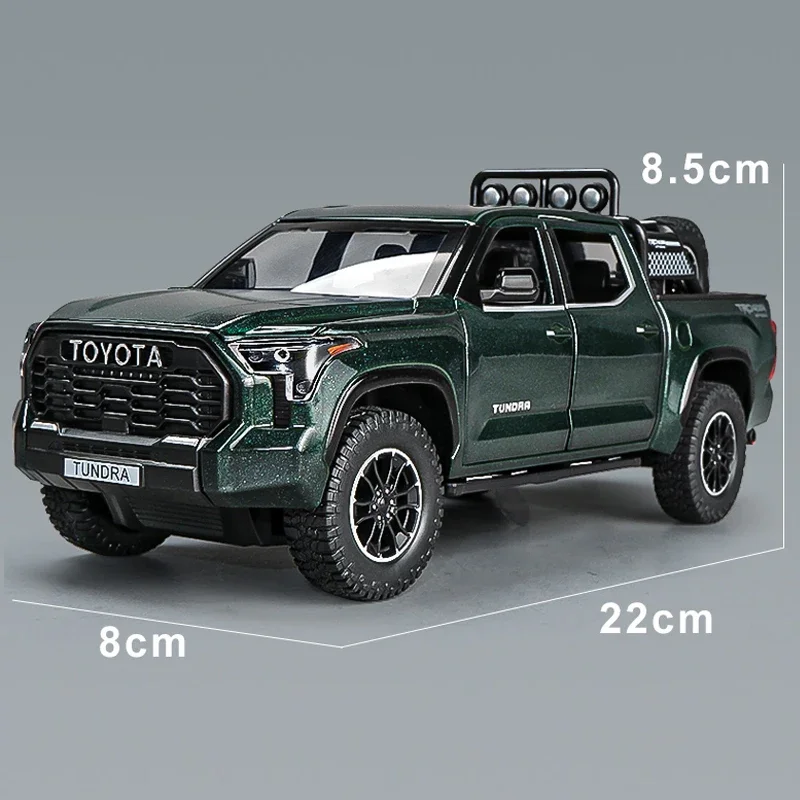 Simulation 1:24 Scale Tundra TRD Pro Off Road Car Model Metal
