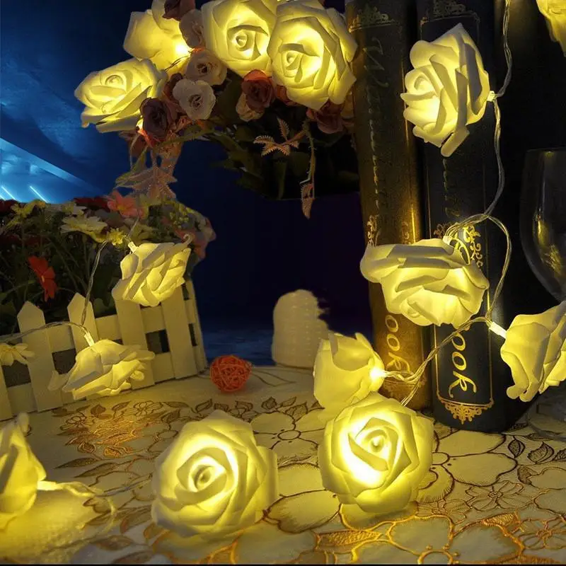 

Experience the Mesmerizing Simulation of PE Rose with LED Decorative Artificial Flower - A Must-Have for Your Home